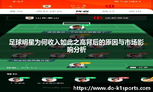 足球明星为何收入如此之高背后的原因与市场影响分析
